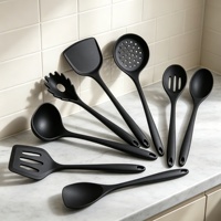 Ensemble de spatules en silicone résistant à la chaleur de qualité alimentaire, 8 pièces, design monobloc, antiadhésif, compatible lave-vaisselle, ensembles d'outils de cuisine