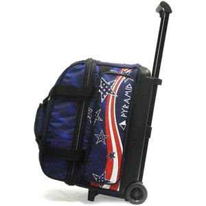Free Sample Brunswick Double <b>Roller</b> 2 Ball Bowling <b>Bag</b> with Large Separate Shoe Compartment (Up to 2 Pairs of Shoes) - Product Image 3