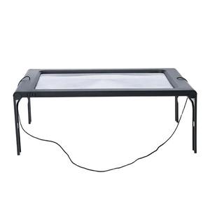 Loupe de bureau pliable mains libres grand format A4 avec 12 LED et USB pour lecture et couture – Échantillon gratuit - Product Image 1