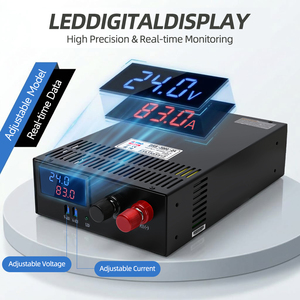 คุณภาพสูง 3000W AC 220V 110V ถึง DC 12V 220A จอแสดงผลดิจิตอลสวิตชิ่งพาวเวอร์ซัพพลายหม้อแปลงปรับได้ DXS-3000-12 - Product Image 1