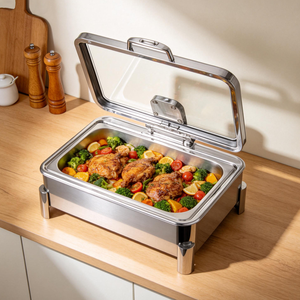 Scaldavivande di Lusso in Acciaio Inox con Controllo Digitale Idraulico per Ristoranti e Hotel - Product Image 1