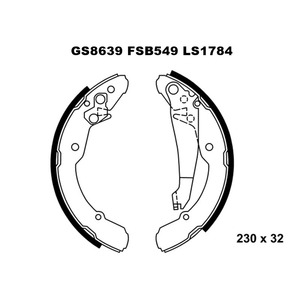 Set di Pastiglie Freno per SKODA LAURA OCTAVIA PRAKTIK ROOMSTER <span class=keywords><strong>TRW</strong></span> GS8639 - Product Image 4
