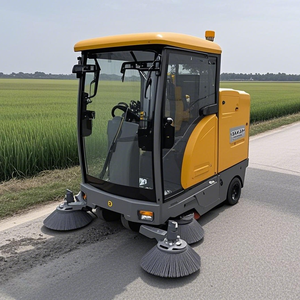 Meilleures ventes ConTour Nouvelle balayeuse de <span class=keywords><strong>sol</strong></span> à batterie à haute pression, machine à balayer les routes, bac à poussière de 220 L, efficacité de 16 000/h, 48 V - Product Image 2