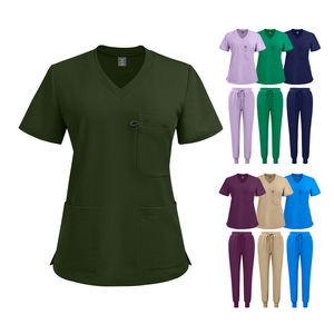 Set di scrub chirurgici d'élite da donna | 2025 uniformi cliniche avanzate | Abbigliamento medico OEM per medici/infermieri-XL - Product Image 3