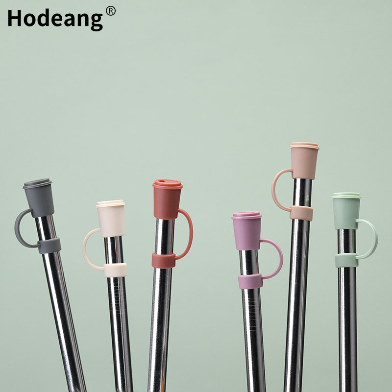 Многоразовые силиконовые соломенные наконечники