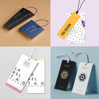 Étiquettes de vêtements en PVC de couleur tendance personnalisées, non déchirables, en caoutchouc souple, étiquettes haut de gamme, logo design, étiquettes suspendues