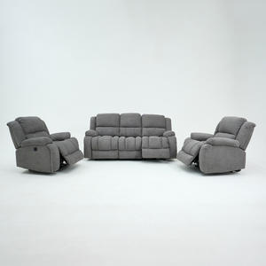 Canapé double électrique Louis <span class=keywords><strong>Danny</strong></span> Design scandinave à dossier haut avec caractéristiques réglables pour le salon ou le restaurant - Product Image 1