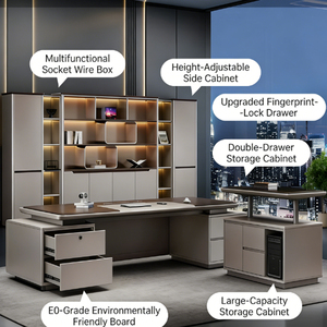 Set Office Furniture Luxury Classic and File Cabinet Office Furniture Fou Ceo Office Furniture - Product Image 2