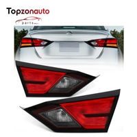 Topzonauto pour OEM 26550-6CT0A / 26555-6CT0A Pièces automobiles de rechange Feux arrière extérieurs gauche et droit rouges pour Nissan Altima 2019