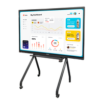 Tableau blanc interactif numérique intelligent tout-en-un avec écran tactile électronique de 55, 65, 75, 86, 100, 110 pouces, 20 ou 40 points de contact