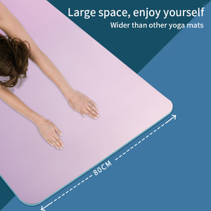 Esteras de Yoga gruesas de doble Color, Tpe, antideslizantes, personalizadas, de goma, para ejercicio en <span class=keywords><strong>casa</strong></span>, Pilates - Product Image 5