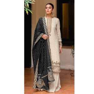 La mayoría de las ventas diseñador indio paquistaní Salwar Kameez Bollywood vestido de fiesta traje de boda traje paquistaní - Product Image 1