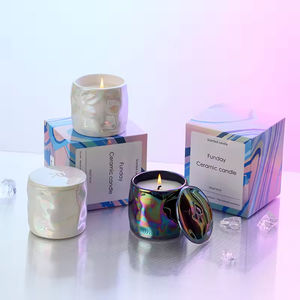 Unique Pearl Ceramic <b>Candle</b> for Weddings Holidays Bars-Essential Oil Scented <b>Candles</b> for Ramadan and Father's Day - Product Image 6