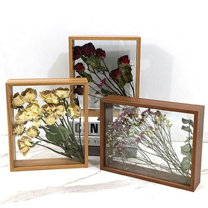 Dried Flower Frame <strong>Double</strong>-sided Transparent DIY Dry Flower Photo Frame Specimens Display Decorative Pressed Flowers <strong>Shadow</strong> <strong>Box</strong> - Product Image 6