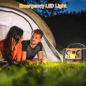 Avviatore d'Emergenza per <span class=keywords><strong>Auto</strong></span> 12V 8Ah 600A di Picco con Presa USB-A, Inverter 120W, Presa AC 110V, 2 Porte <span class=keywords><strong>Accendisigari</strong></span>, LED per Camion e Moto - Product Image 4