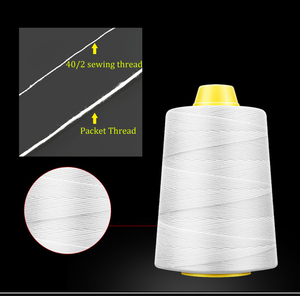 Filo per Macchina da Cucire Ecologico 12S/5 ad Alta Tenacità 100% Cotone Filato per Cucitura Sacchi di Riso con Resistenza Chimica - Product Image 3