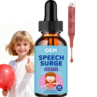 Gouttes liquides de zéolite pour enfants, complément naturel pour le soutien de la parole, vitamines D et B12, gouttes nettoyantes pour enfants, fourniture directe usine