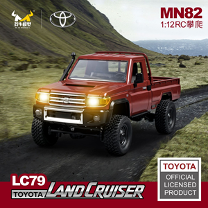Mn82 1/12 Modèle réduit rétro de voiture <span class=keywords><strong>RC</strong></span> 2.4 GHz 4x4, camionnette <span class=keywords><strong>RC</strong></span> tout-terrain télécommandée pour garçon - Product Image 6