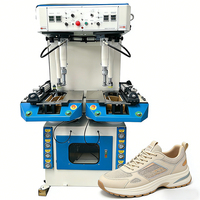 Machine de pressage de semelles à double tête, hydraulique automatique universelle pour chaussures, la plus vendue