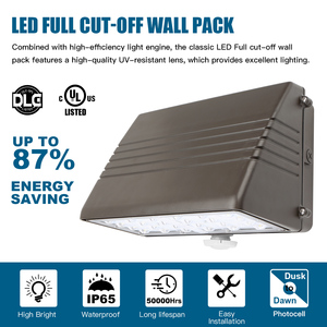 Ul ETL DLC chứng nhận 70W/125W/135W ngoài trời LED thông minh wallpack đèn nhôm bên ngoài bức tường ánh sáng ngoài trời <span class=keywords><strong>PIR</strong></span> cảm biến IP65 - Product Image 4