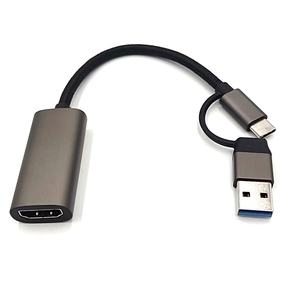 Tarjeta de Captura USB3.0 HD Tipo C, Transmisión de Video 1080P <span class=keywords><strong>MP4</strong></span>, Compatible con iPad, <span class=keywords><strong>Mac</strong></span> OS, Windows, Quest 3, Switch 2/1, Xbox, Cámara, 5V DC/AC - Product Image 6