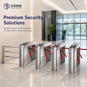 Tourniquet trépied de sécurité étanche à reconnaissance faciale RFID, solution haute performance pour le contrôle d'accès en gros - Product Image 3