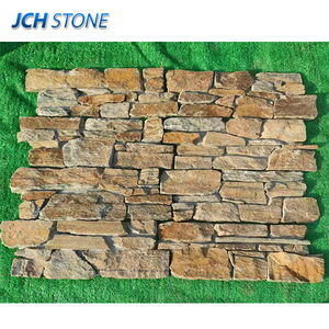 Placage naturel <span class=keywords><strong>de</strong></span> haute qualité <span class=keywords><strong>de</strong></span> <span class=keywords><strong>pierre</strong></span> <span class=keywords><strong>de</strong></span> quartzite <span class=keywords><strong>de</strong></span> couleur <span class=keywords><strong>de</strong></span> rouille pour la décoration <span class=keywords><strong>de</strong></span> mur - Product Image 2