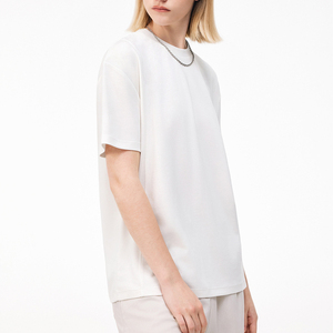 T-shirt sportiva estiva casual leggera e traspirante da donna e unisex, personalizzabile, ad asciugatura rapida, fresca, oversize, in Lyocell e Lino, da uomo - Product Image 3