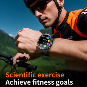 Reloj inteligente deportivo HKSF HT42 a prueba de agua con clasificación IP68, pantalla grande HD de 1.7 pulgadas, linterna LED, batería de 850 mAh y posicionamiento GPS. - Product Image 4