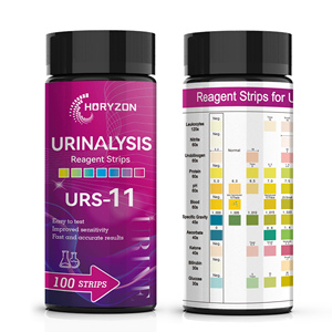 Bandelettes de test <span class=keywords><strong>urinaire</strong></span> à 11 paramètres pour la détection des infections urinaires, modèle URS-11 - Product Image 2