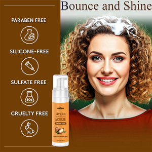<span class=keywords><strong>Mousse</strong></span> <span class=keywords><strong>Coiffante</strong></span> Unisexe pour Cheveux Bouclés <span class=keywords><strong>à</strong></span> <span class=keywords><strong>l</strong></span>'<span class=keywords><strong>Huile</strong></span> <span class=keywords><strong>d</strong></span>'<span class=keywords><strong>Argan</strong></span> Naturelle, Fixation Forte, <span class=keywords><strong>D</strong></span>éfinition des Boucles, Hydratation et Volume, Marque Privée - Product Image 4