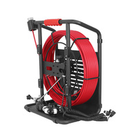Caméra d'inspection des drains AMJET avec localisateur, boroscope 13 pouces 1080P, 512 HZ, mise au point automatique, fonction de mise au point manuelle