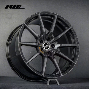 Roues en fibre de carbone Roc Custom 20 21 pouces 10 branches Roues de voiture de <span class=keywords><strong>sport</strong></span> Jantes légères 5x114.3 Roues en fibre de carbone pour <span class=keywords><strong>Ferrari</strong></span> 458 - Product Image 1