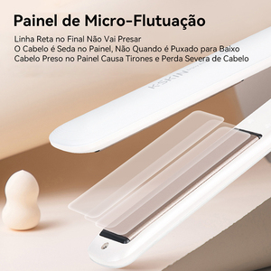 Lisseur de cheveux électrique KSKIN à 20 millions d'ions négatifs en céramique, fer à lisser 2-en-1, plaques flottantes 3D, 9 réglages de température, écran LCD - Product Image 6