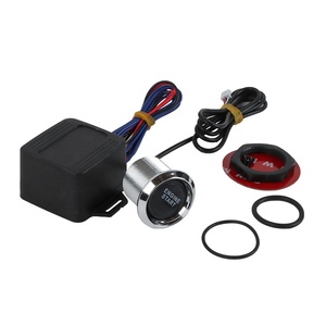 Universal <b>12V</b> Led Car Engine Start Push Button Ignition <b>Switch</b> Kit Illuminated Start Stop Button Auto Modification - Product Image 4