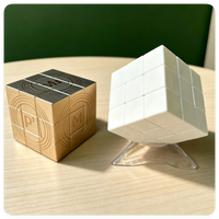 Cube Magique Personnalisé de Haute Qualité avec Logo, Puzzle de Vitesse 3x3 2x2, Boîte de Cubes Magiques pour l'Entraînement à la Pensée