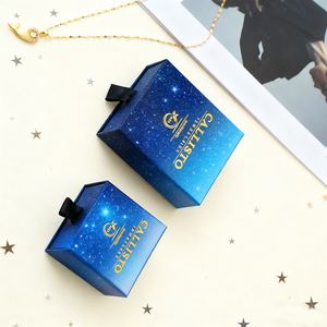 Custom <strong>Mini</strong> Caja Joyeria Earring Rings Necklace <strong>Drawer</strong> Box Cardboard <strong>Drawer</strong> Sliding Box Jewelry Packaging Box - Product Image 4