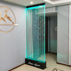 Acuario de pared con burbujas de agua LED acrílicas, moderno y popular, al mejor precio, para decoración del hogar y hoteles. - Product Image 5