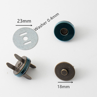 Boutons magnétiques à pression robustes en fer avec logo personnalisé pour fermoir de sac à main - Haute qualité durable