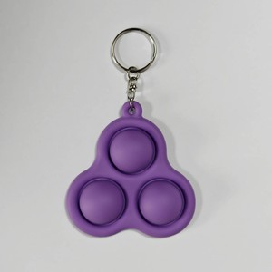 2026 New Hot Selling Mixed Color Silicone Decompression <b>Key</b> <b>Chain</b> Press <b>Key</b> Pendant Bag Keychain Pendant <b>Car</b> <b>Key</b> <b>Chain</b> - Product Image 2