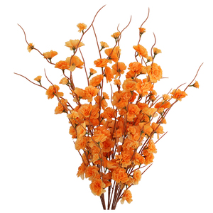 Composizione Floreale Artificiale di Rose <span class=keywords><strong>e</strong></span> <span class=keywords><strong>Mirto</strong></span> Crespo in Seta per Matrimoni, Bouquet Semi-manuale Semi-meccanico, Modello ZWH-123 - Product Image 5