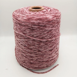 Boyalı desen fantezi iplik ürün ile % 100% Polyester yumuşak tıknaz şönil iplik hantal örgü ipliği - Product Image 1