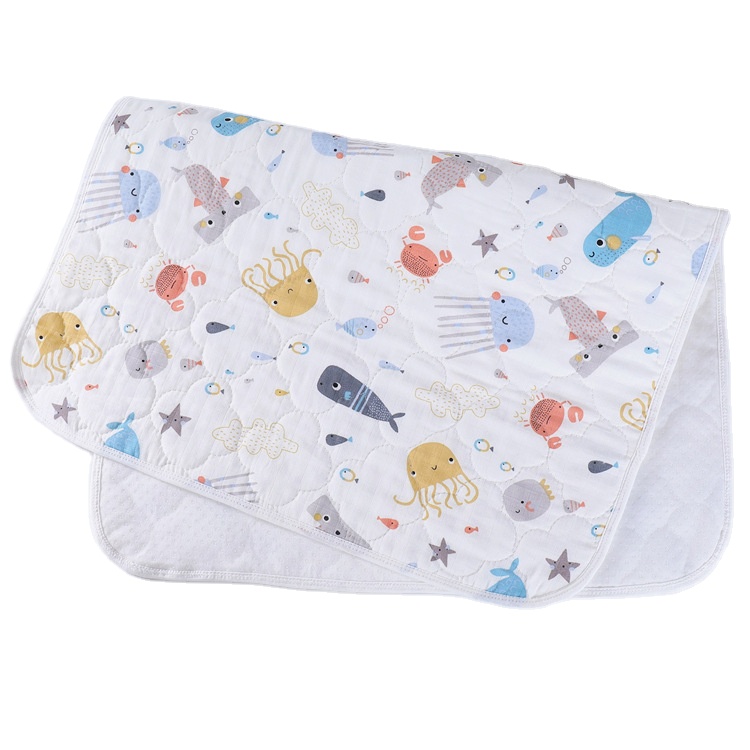 Моющийся Водонепроницаемый коврик для кровати для недержания Моющиеся Водонепроницаемые хлопковые бамбуковые детские подгузники пеленки для детей