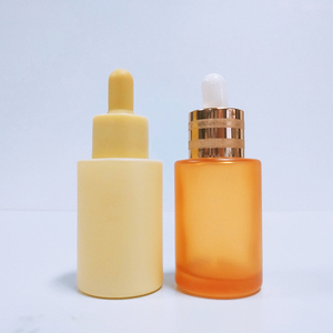 Envase de Lujo Personalizado para Aceites Esenciales de 1 oz (30 ml/50 ml), Botella de Vidrio Redonda y Gruesa con Gotero para Suero Facial - Product Image 6