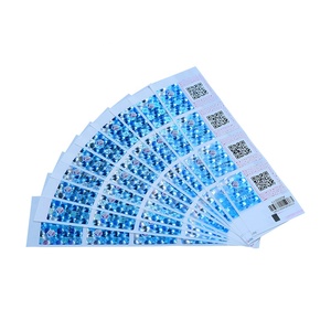 Tùy chỉnh chống giả mạo 3D QR giả mạo chống thấm nước chống thấm dầu tổng hợp giấy dính nhãn an ninh với in ống đồng - Product Image 5