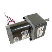 Moteur à engrenages Linix DC 24V 80W 85ZY24-80-B/90JB120G1538-BM Double arbre de sortie Aimant permanent Réduction 60JB180G0832 Moteur LINIX