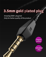 Headphone Olahraga In-Ear Earphone Musik Berkabel Premium Headset Gaming Subwoofer Antarmuka 3.5Mm Ponsel Multimedia Universal