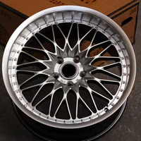 Jantes en alliage X-RIMS 19 pouces 5x100 et 5x120 finition usinée argentée pour jantes de voiture forgées sur mesure