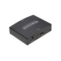 Convertidor HDM1 a Ypbpr con 5 RCA, Convertidor de Video RGB Ypbpr con Entrada HDMI y Salida Ypbpr, Compatible con 1080P