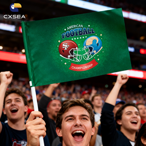 Высокое качество 3x5 футов для футбольной команды NFL, пользовательский дизайн, баннер, флаг, 100% полиэстер, запас для всех команд - Product Image 6